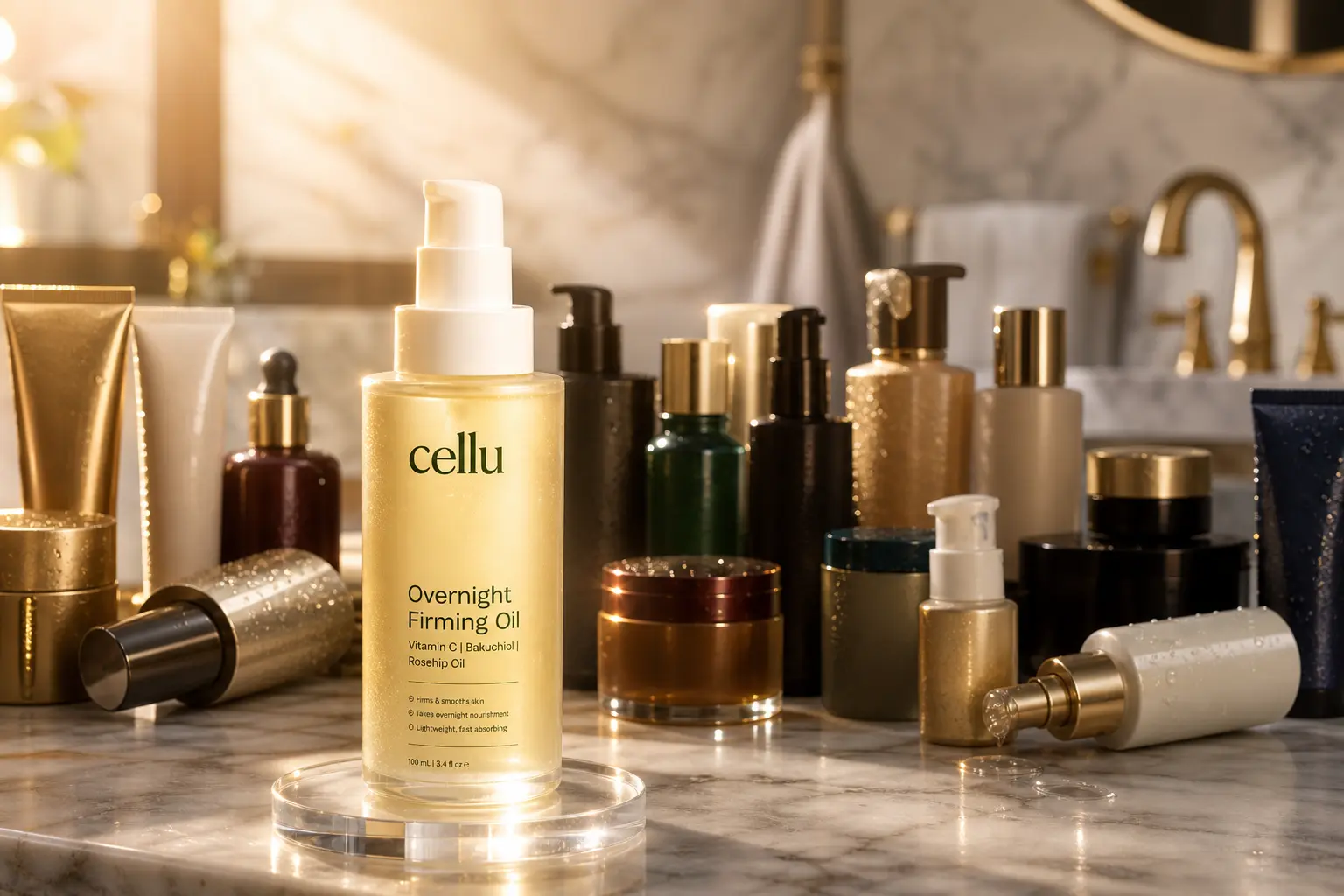 Editorial product and aloe panel